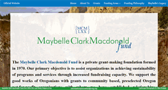 Desktop Screenshot of mcmfundgiving.org