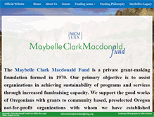 Tablet Screenshot of mcmfundgiving.org